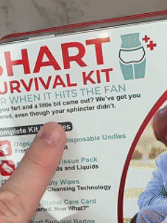 Christmas gift 2025 HOT SALE🔥Funny Shart Survival Kit by Witty Yeti