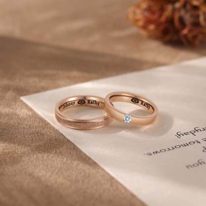 Mother's Day Gift Couple Ring Personalized Infinite Love Matching Rings Gift for Couple Friends BBF-Engravingift