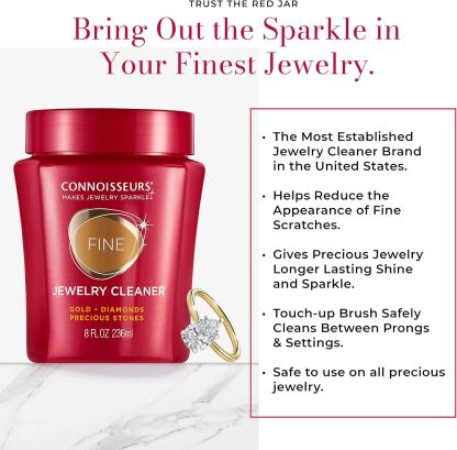 Premium Edition Jewelry Cleaner, Value Size 9.6oz - Pick from Fine, Silver or Delicate Jewelry Cleaner