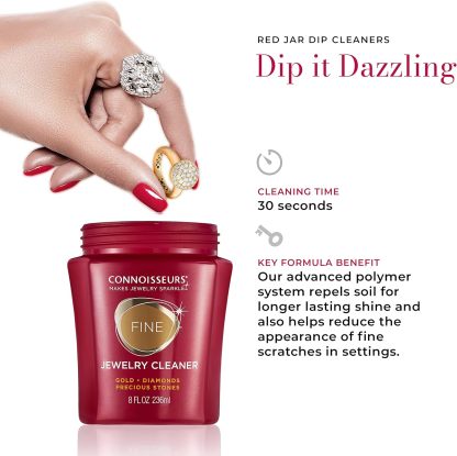 Premium Edition Jewelry Cleaner, Value Size 9.6oz - Pick from Fine, Silver or Delicate Jewelry Cleaner