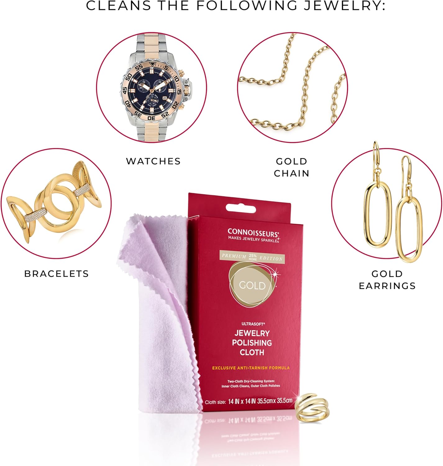 Premium Edition Jewelry Cleaner, Value Size 9.6oz - Pick from Fine, Silver or Delicate Jewelry Cleaner