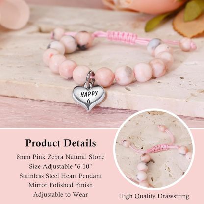 Sereney Birthday Gifts for Girls Beaded Bracelets as 1 3 4 5 6 7 8 9 10 11 12 13 15 16 Year Old