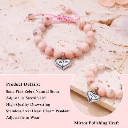 Sereney Birthday Gifts for Girls Beaded Bracelets as 1 3 4 5 6 7 8 9 10 11 12 13 15 16 Year Old