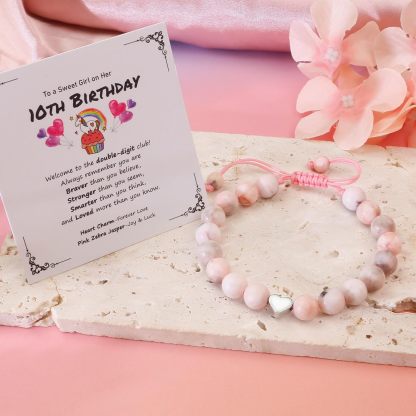 Sereney Birthday Gifts for Girls Beaded Bracelets as 1 3 4 5 6 7 8 9 10 11 12 13 15 16 Year Old