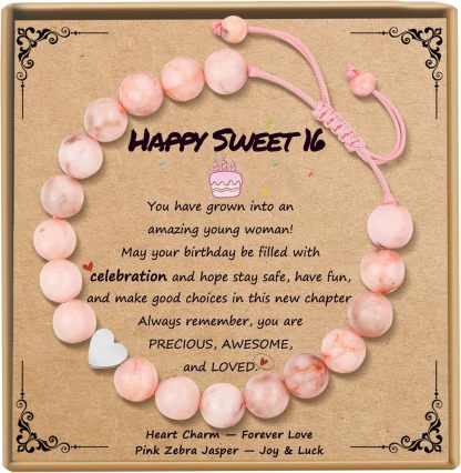 Sereney Birthday Gifts for Girls Beaded Bracelets as 1 3 4 5 6 7 8 9 10 11 12 13 15 16 Year Old