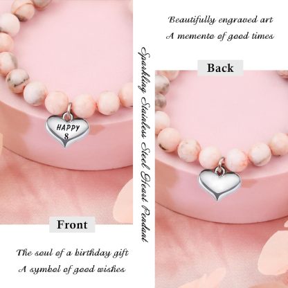 Sereney Birthday Gifts for Girls Beaded Bracelets as 1 3 4 5 6 7 8 9 10 11 12 13 15 16 Year Old