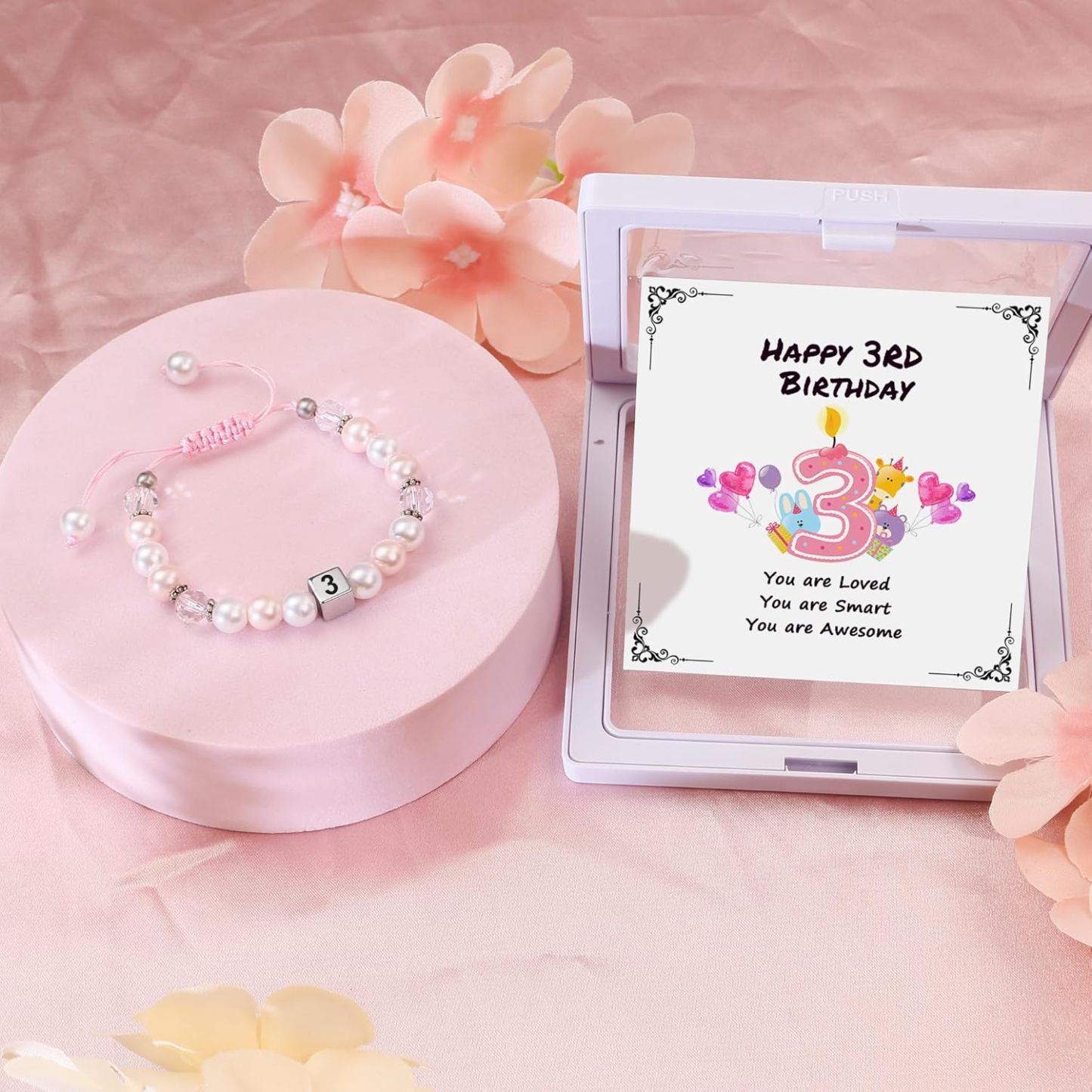 Sereney Birthday Gifts for Girls Beaded Bracelets as 1 3 4 5 6 7 8 9 10 11 12 13 15 16 Year Old