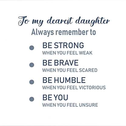 💝To My Dearest Daughter👩❤️👧elegant pearl earrings