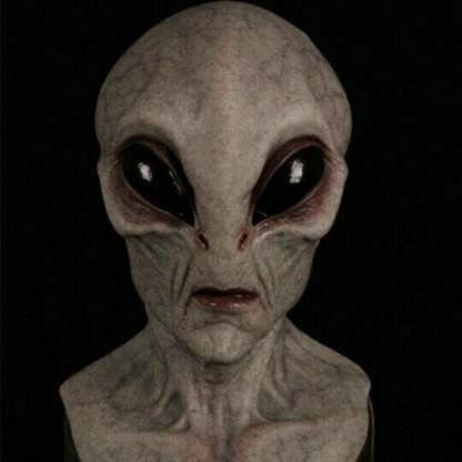 Realistic Alien Latex Mask for Halloween – Breathable & Comfortable