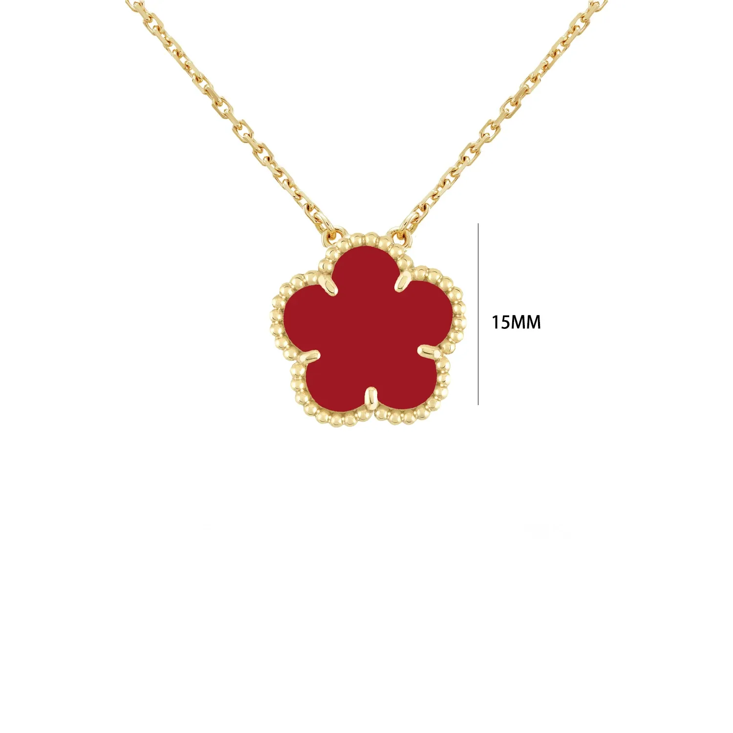 Four Leaf Clover Jewelry Set for Women, Natural Stone Pendant Necklace and Bracelet, Lucky Charm Gift