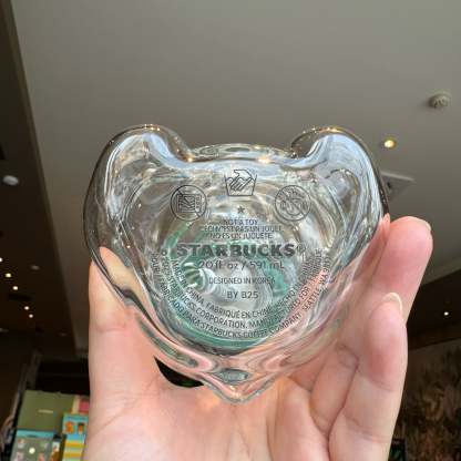 Christmas Gift Bearista Glass Straw Cup cute bear-shaped glass tumbler🐻✨