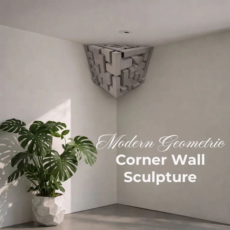 3D Optical Illusion Corner Wall Decal