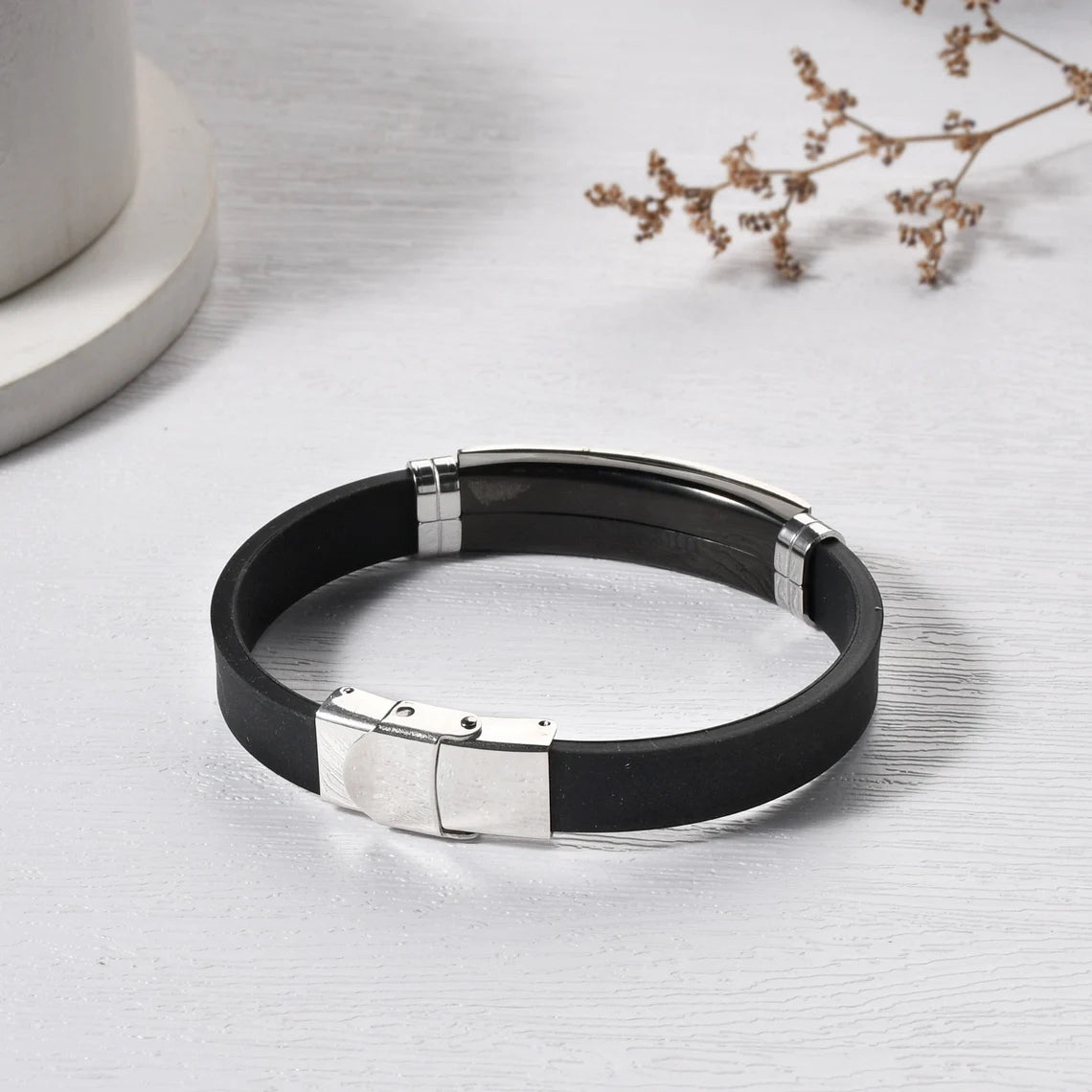 Christmas Gift To My Grandson Cross Leather Bracelet "Pray Through It" Christmas Gifts for Grandson-Engravingift