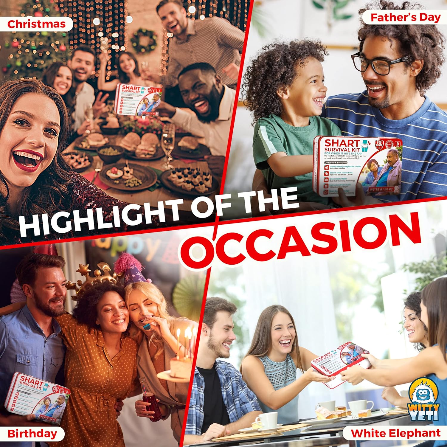 Christmas gift 2025 HOT SALE🔥Funny Shart Survival Kit by Witty Yeti