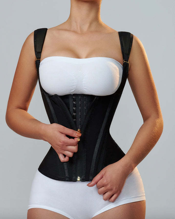 Shapshe® Waist Trainer for Women Body Shaper Corset Vest Tank Top with Steel Bones