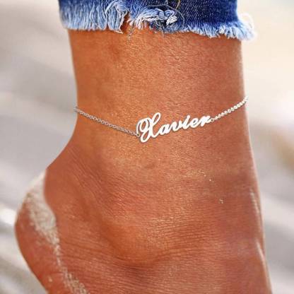 Mother's Day Gift Custom Name Anklet Personalized Name Anklets-Engravingift
