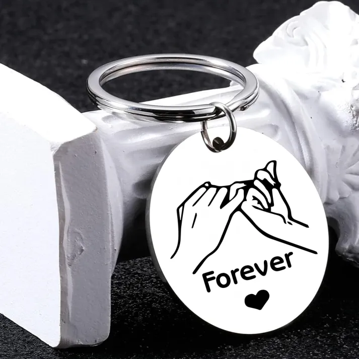 Bestie Friendship Forever Keychain Gift For Sister