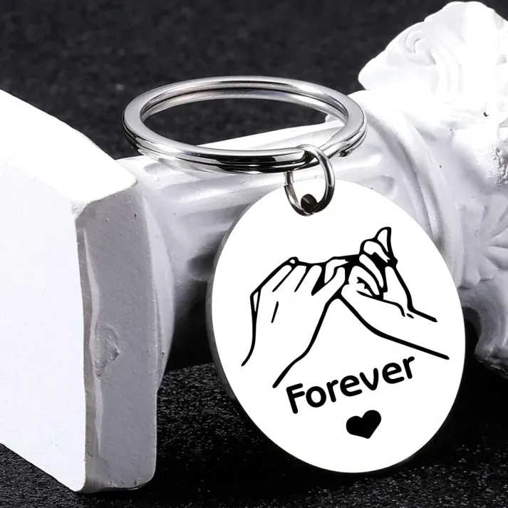 Bestie Friendship Forever Keychain Gift For Sister