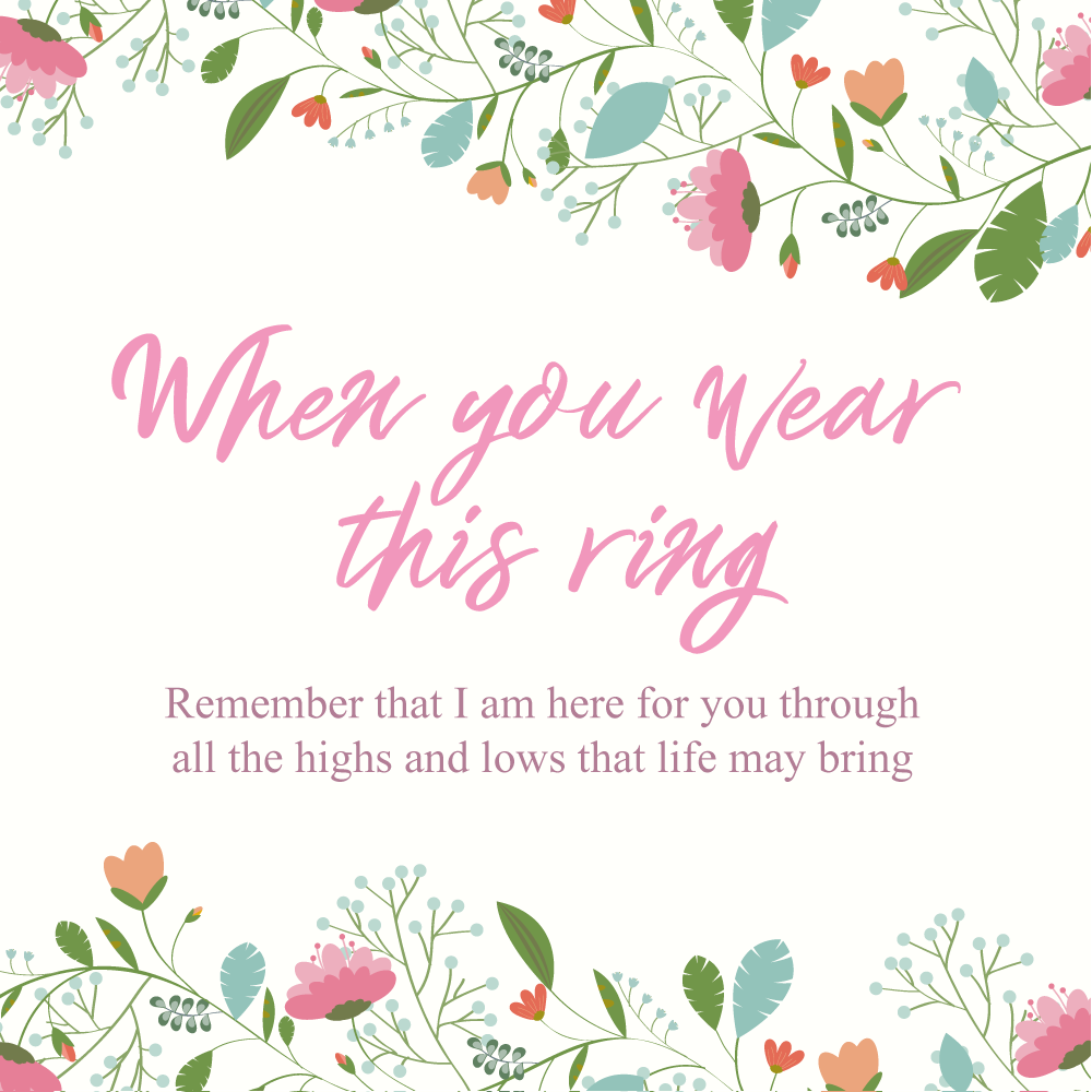 Mother's Day Gift Highs And Lows Zigzag Ring-Engravingift