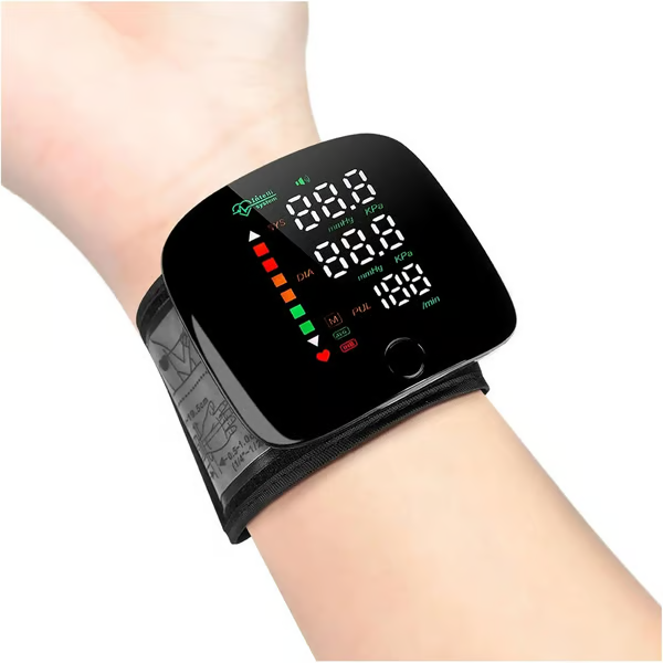 Christmas Gift 2025 Upgraded Wrist Blood Pressure Monitor Led Display