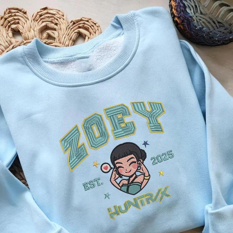 Kpop Embroidered Youth Sweatshirt