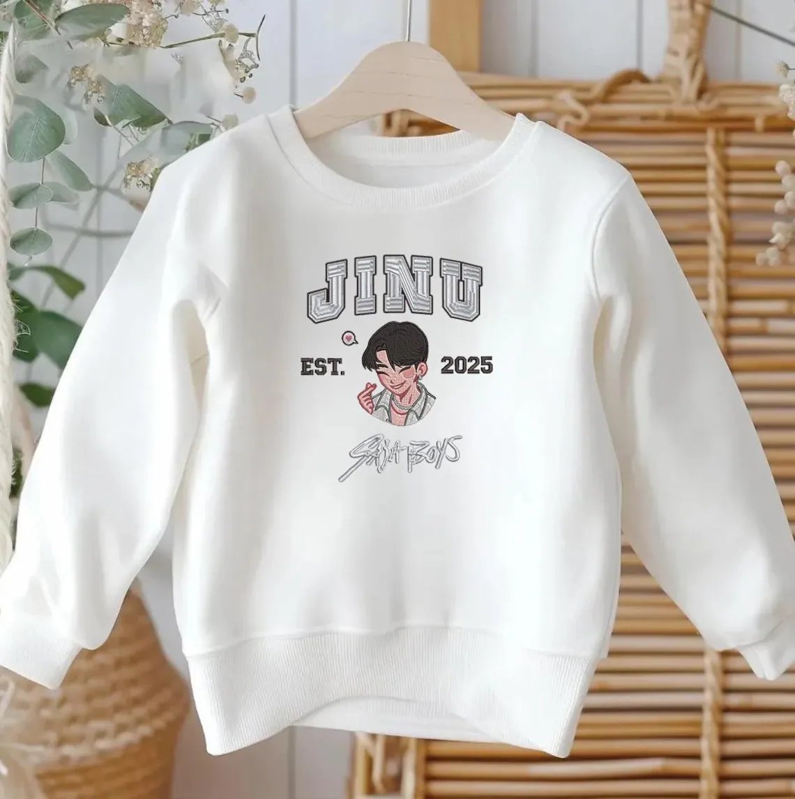 Kpop Embroidered Youth Sweatshirt