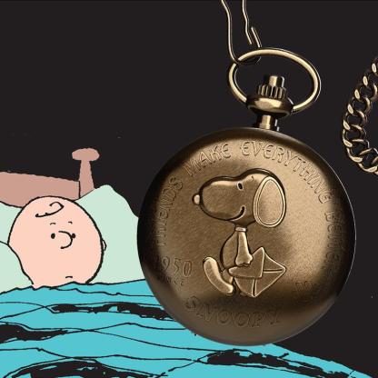 MINISO Snoopy Friends Series Trendy Watch Blind Box Retro 