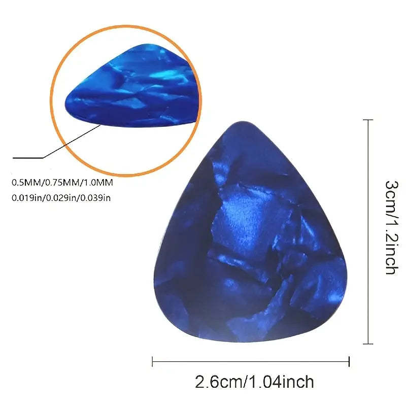 Guitar Picks & Guitar Pick Holder Easy to Paste On