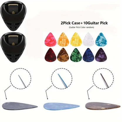 Guitar Picks & Guitar Pick Holder Easy to Paste On