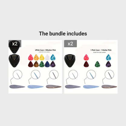 Guitar Picks & Guitar Pick Holder Easy to Paste On