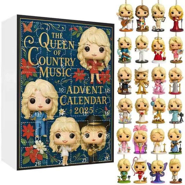 Christmas Gift Dolly Parton Mini Figure Advent Calendar 2025