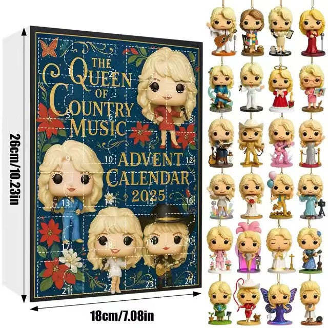Christmas Gift Dolly Parton Mini Figure Advent Calendar 2025
