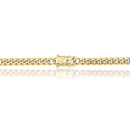 Cuban Link Chain in Yellow Gold - 5mm
