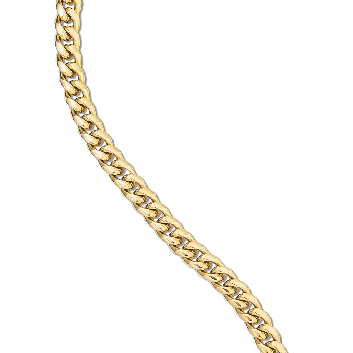 Cuban Link Chain in Yellow Gold - 5mm