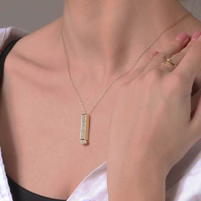 Hidden Message I Love You Necklace – Romantic Gift For Wife & Girlfriend
