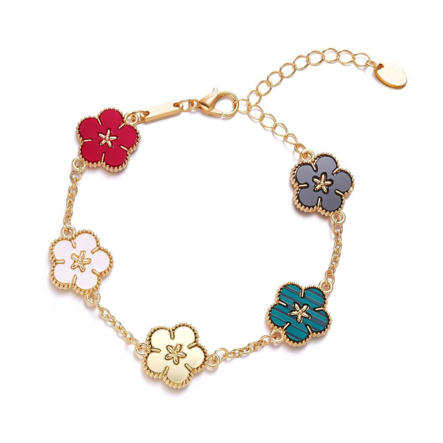Valentine’s Flower Bracelets
