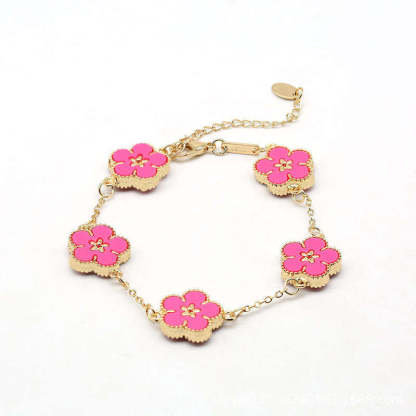 Valentine’s Flower Bracelets