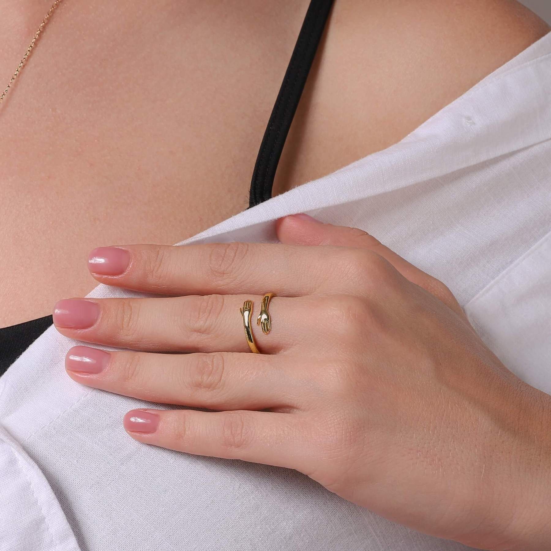 Hug Ring Adjustable Love Ring – Meaningful Gift For Wife Girlfriend