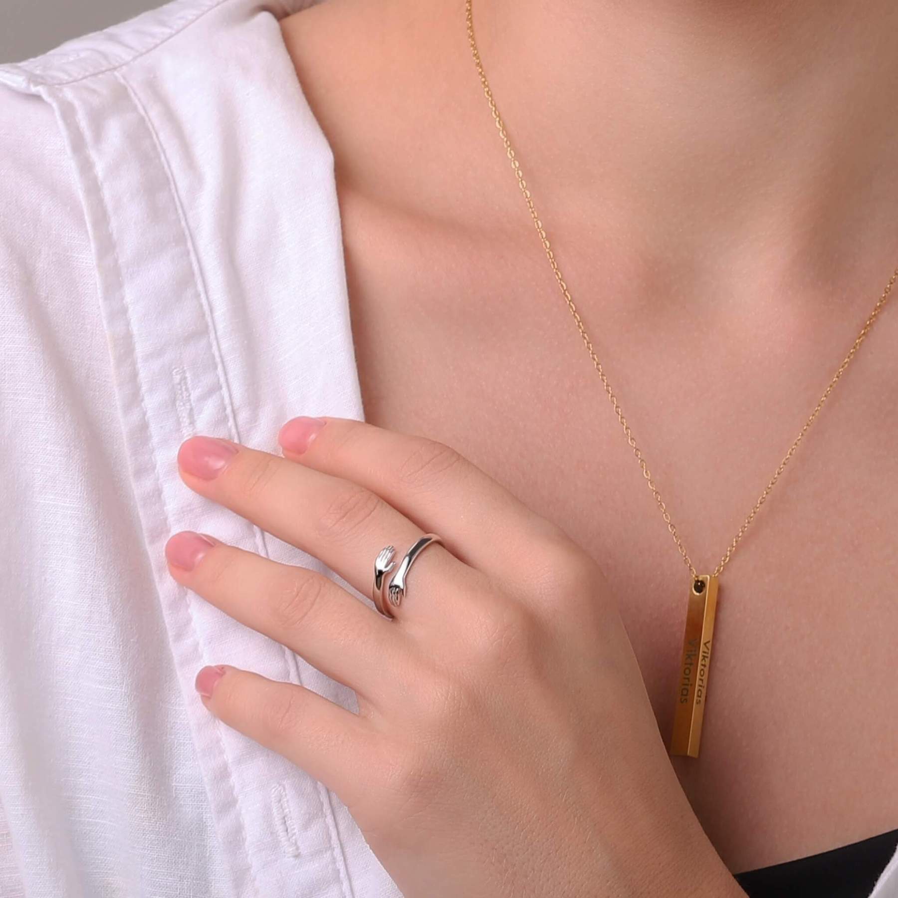Hug Ring Adjustable Love Ring – Meaningful Gift For Wife Girlfriend