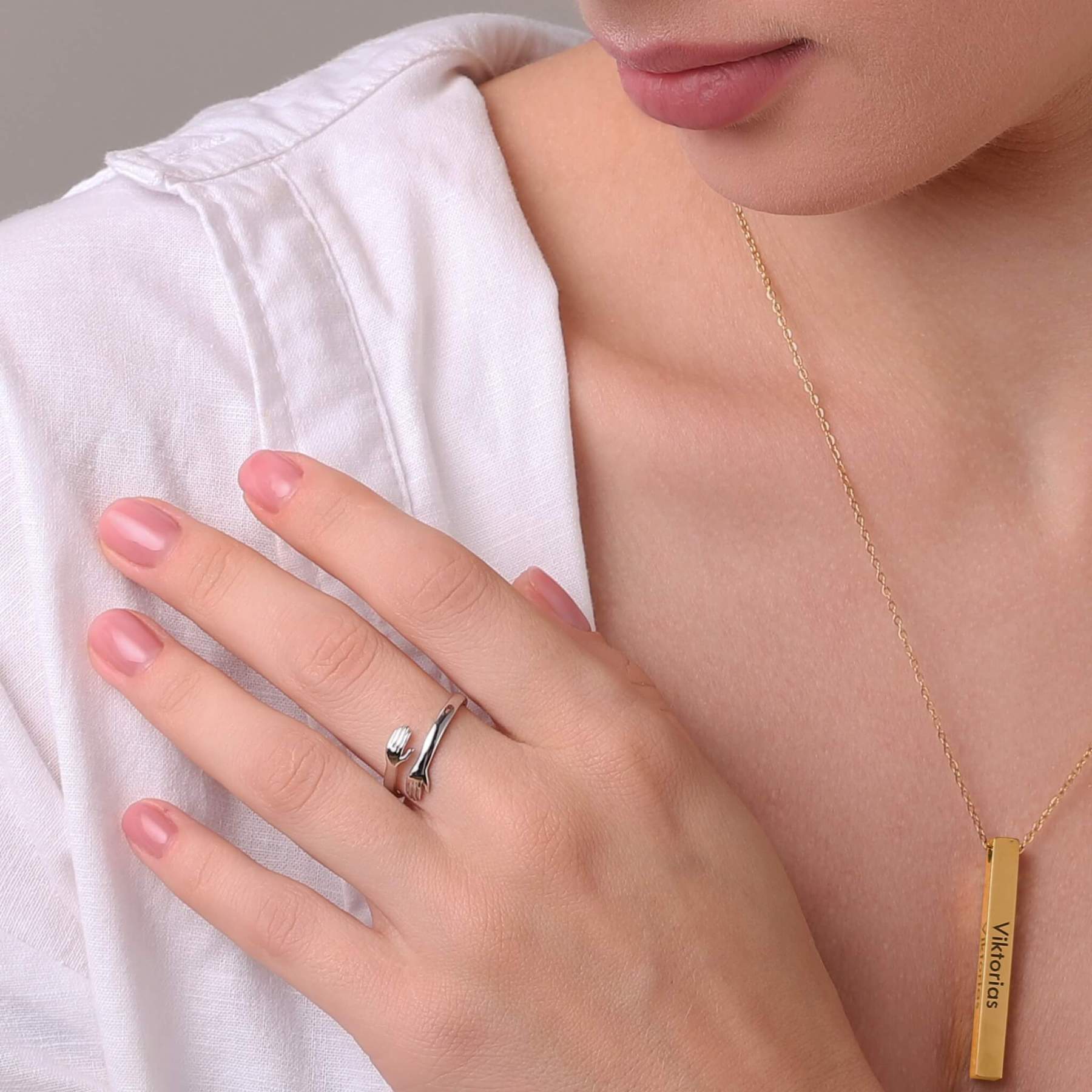 Hug Ring Adjustable Love Ring – Meaningful Gift For Wife Girlfriend