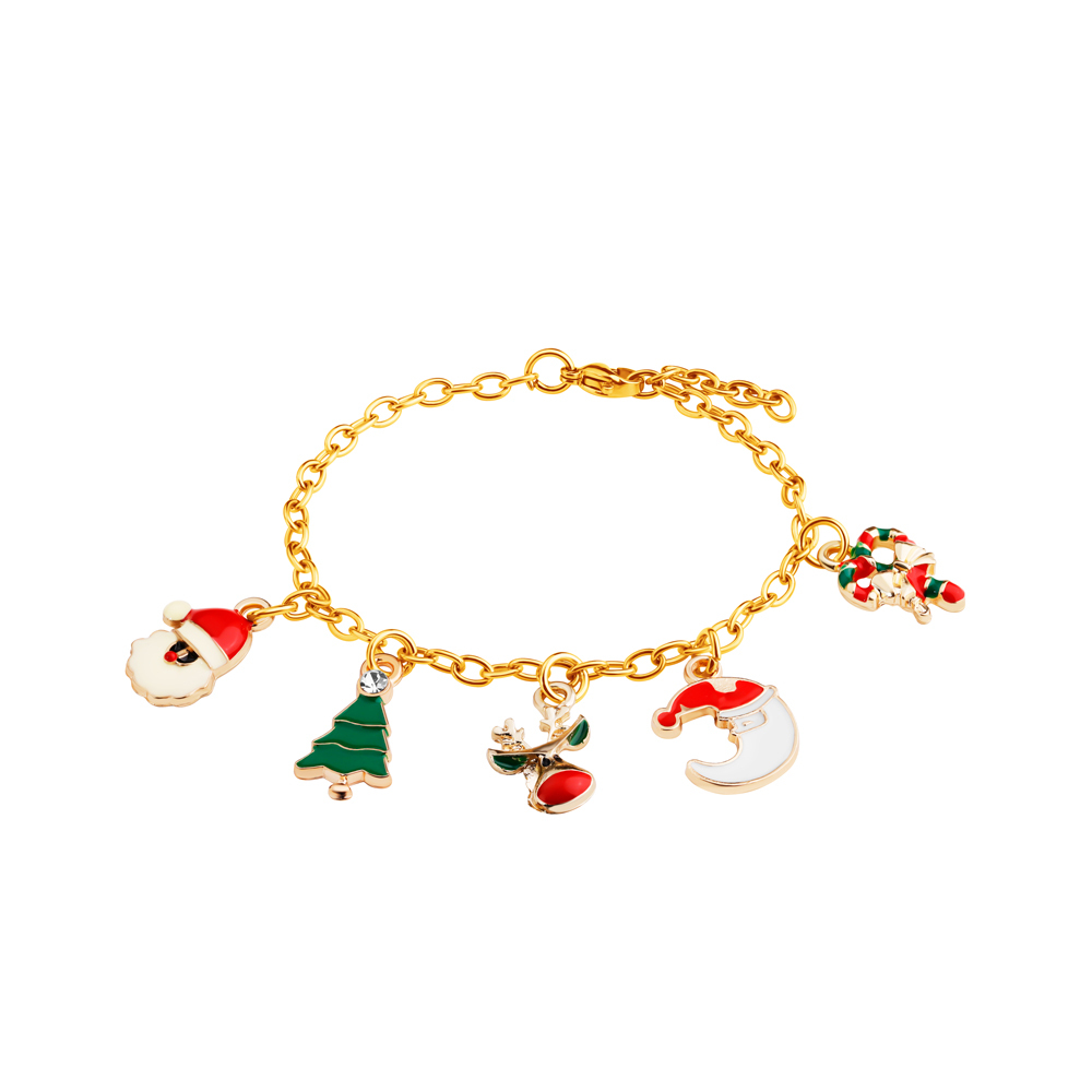 Christmas Tree Elk Wrap Bracelet