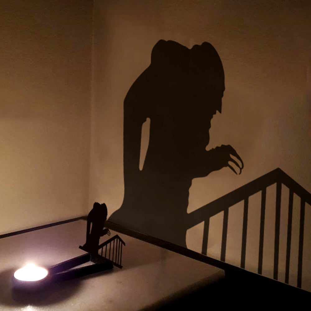 Halloween Metal Candle Holder Decorative Pumpkin Skull Design