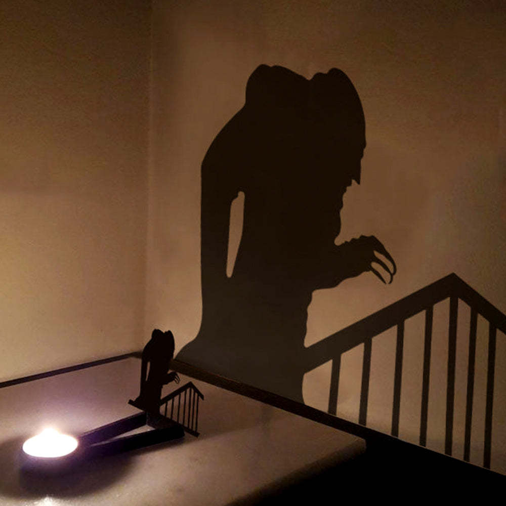 Halloween Metal Candle Holder Decorative Pumpkin Skull Design