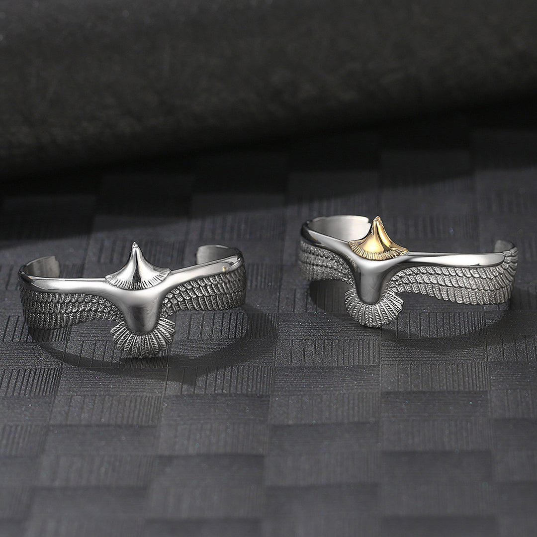 Christmas Gift Eagle Cuff Bracelet For Men Open Adjustable