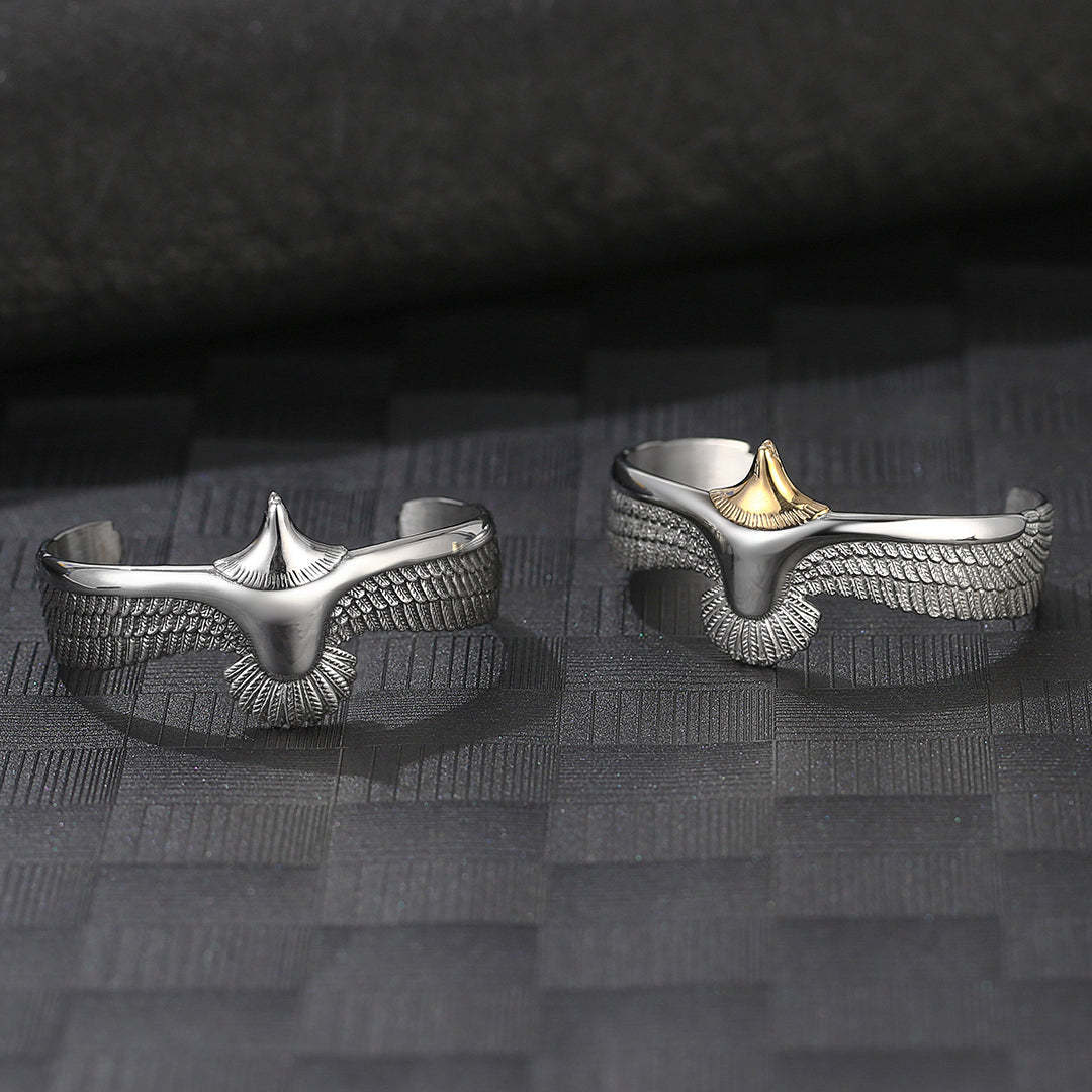 Christmas Gift Eagle Cuff Bracelet For Men Open Adjustable