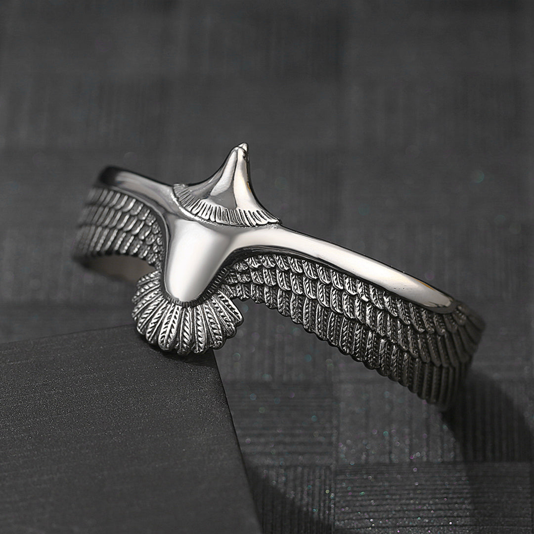 Christmas Gift Eagle Cuff Bracelet For Men Open Adjustable