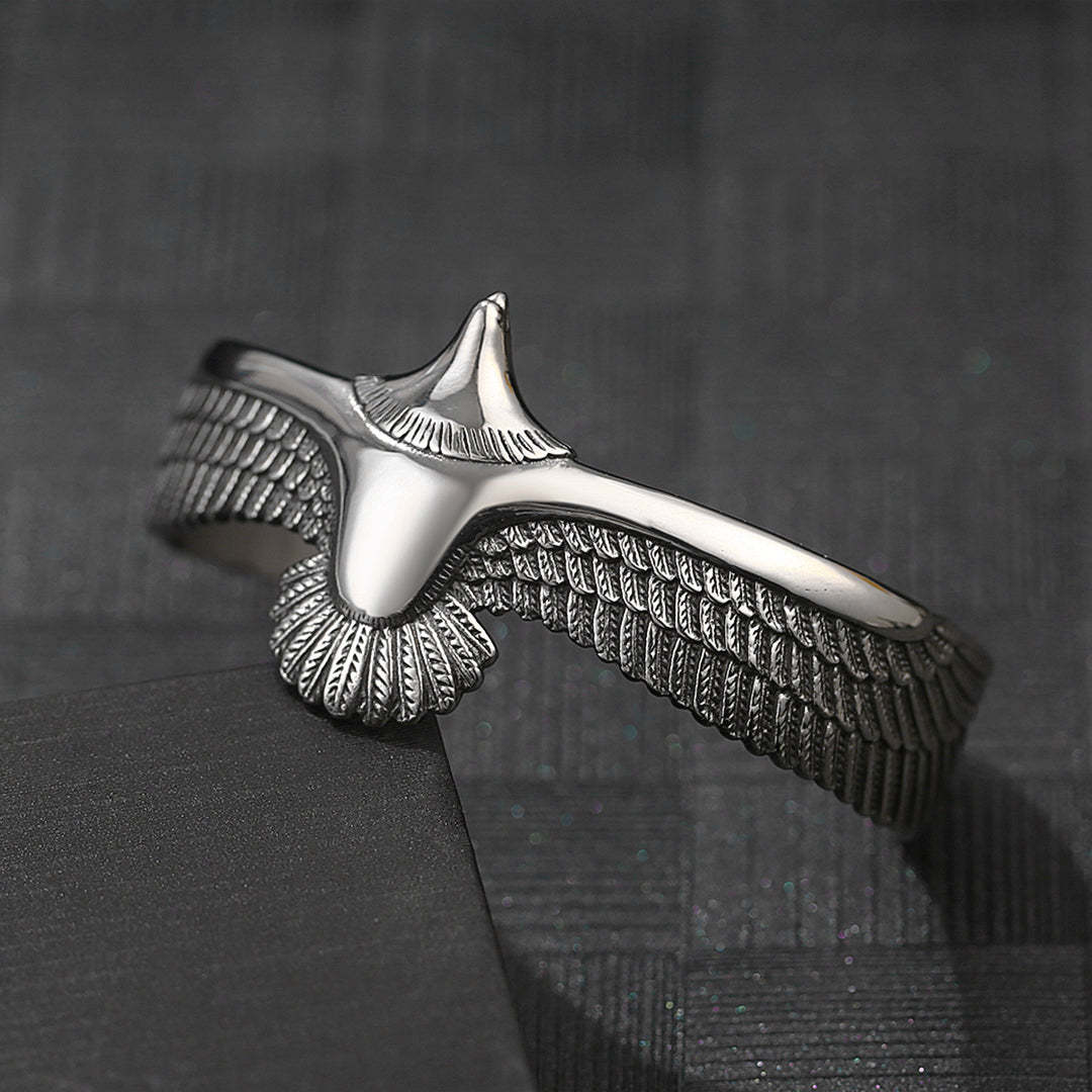 Christmas Gift Eagle Cuff Bracelet For Men Open Adjustable