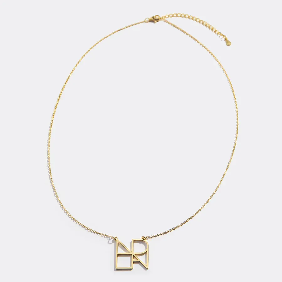 Personalized Monogram Necklace Name Necklace Own Design