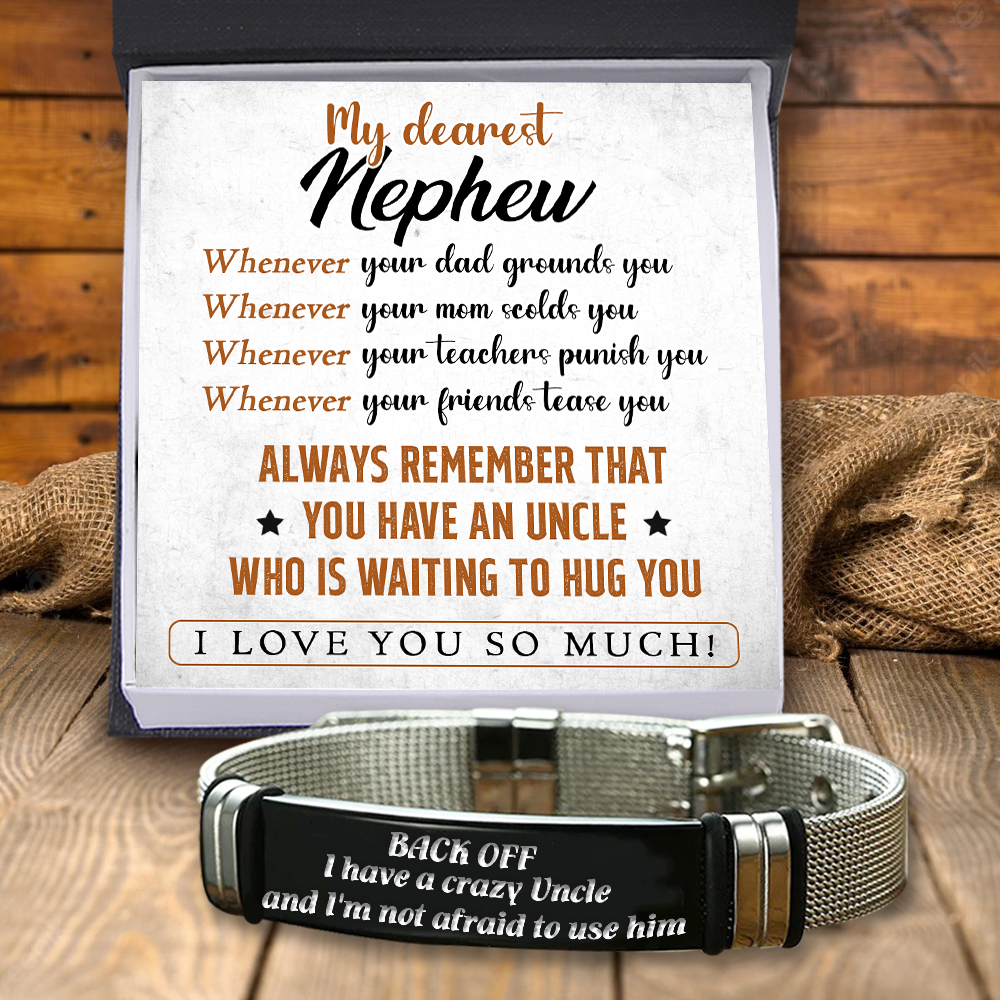 Mother's Day Gift Fashion Bracelet - Family - To My Nephew - I Love You So Much-Engravingift
