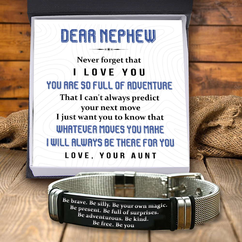 Mother's Day Gift Fashion Bracelet - Family - To My Nephew - I Will Always Be There For You-Engravingift
